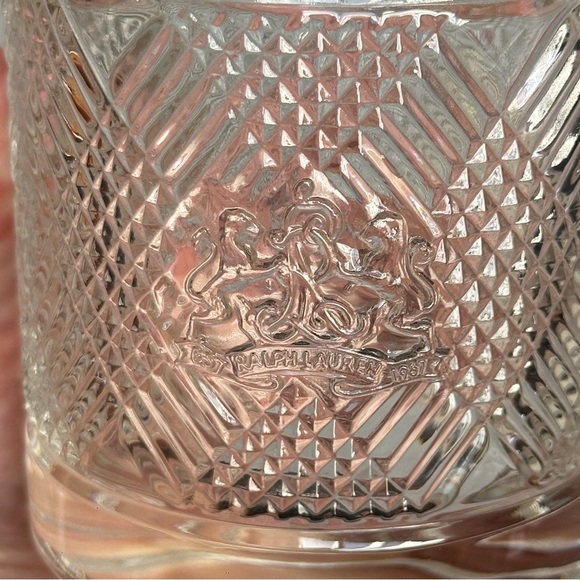 Ralph Lauren Safari Double Old Fashioned Glasses Set of 4 Whiskey Tumblers - Picture 8 of 14